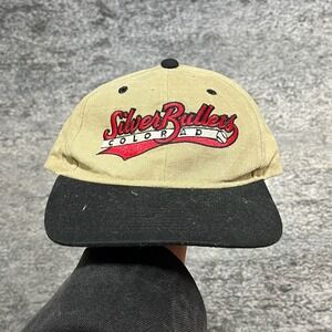 Vintage 90s Colorado Silver Bullets Snapback Hat Female Baseball Adjustable Cap